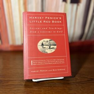"Harvey Penick's Little Red Book" with Bud Shrake 1992 ISBN: 9780671759926